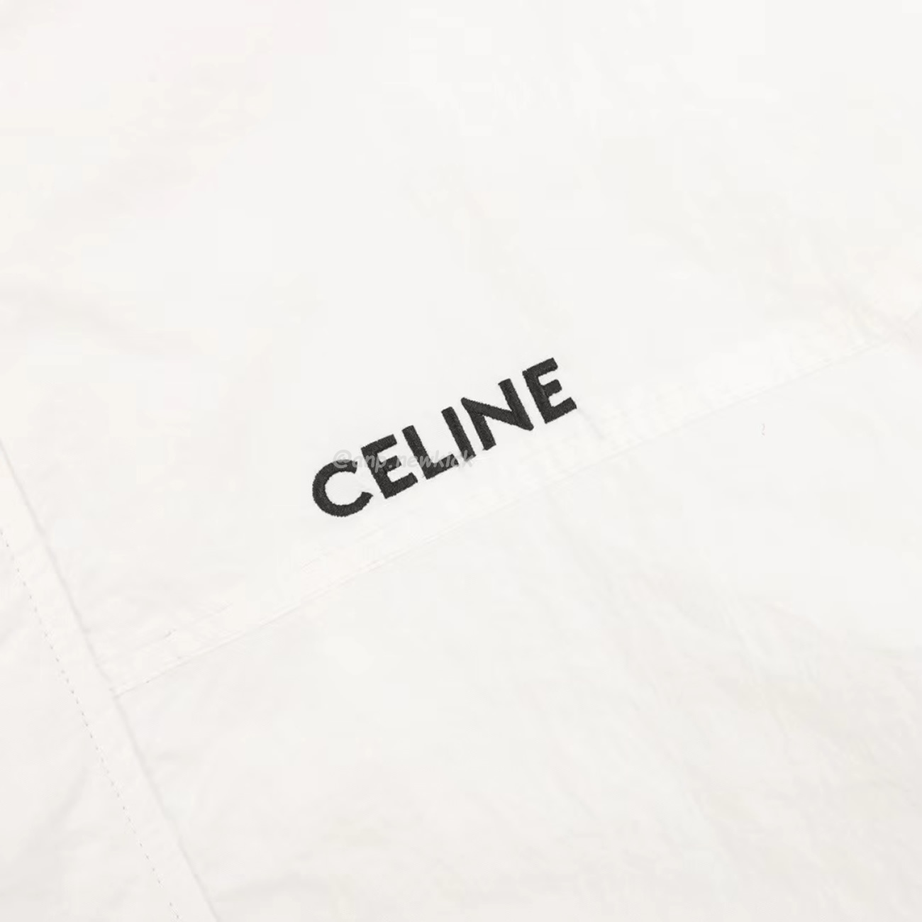 Celine Side Woven Zippered Jacket Black White (4) - newkick.vip